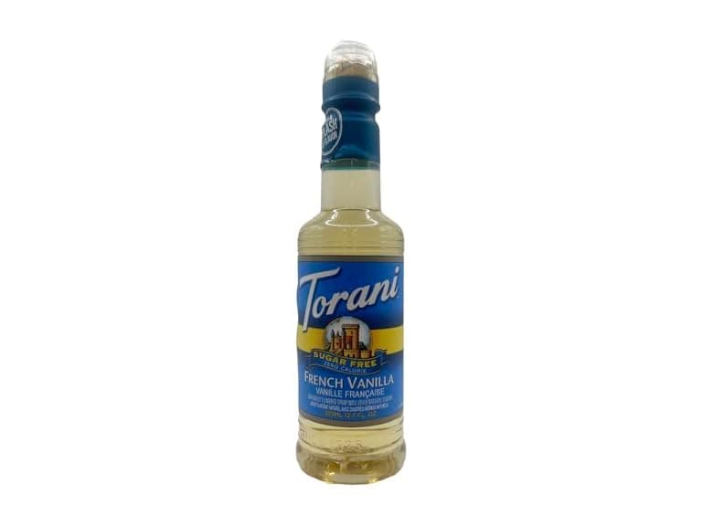 Torani Sugar Free French Vanilla Syrup, 12.7 oz - Image 1