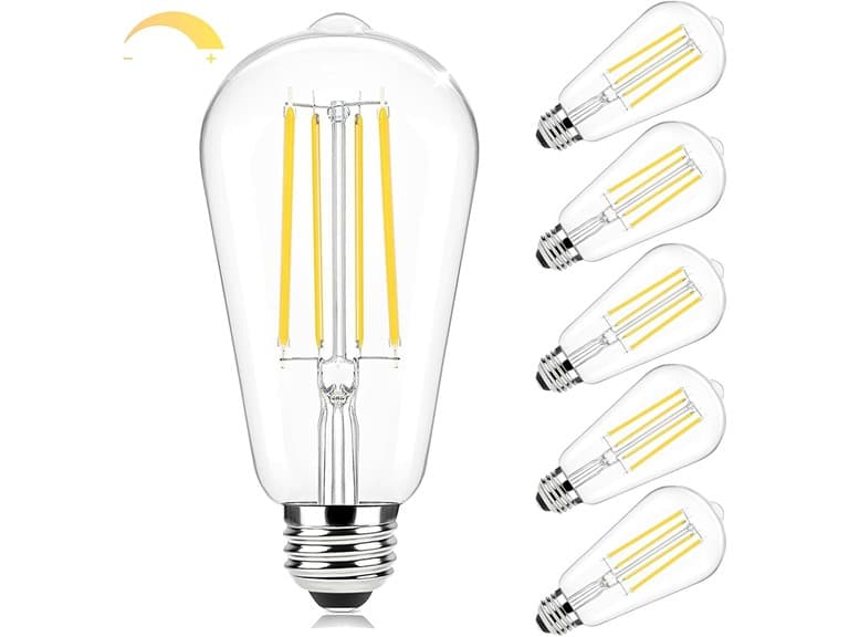 Brightever Edison Light Bulbs 60W Equivalent 6Pk - Image 1