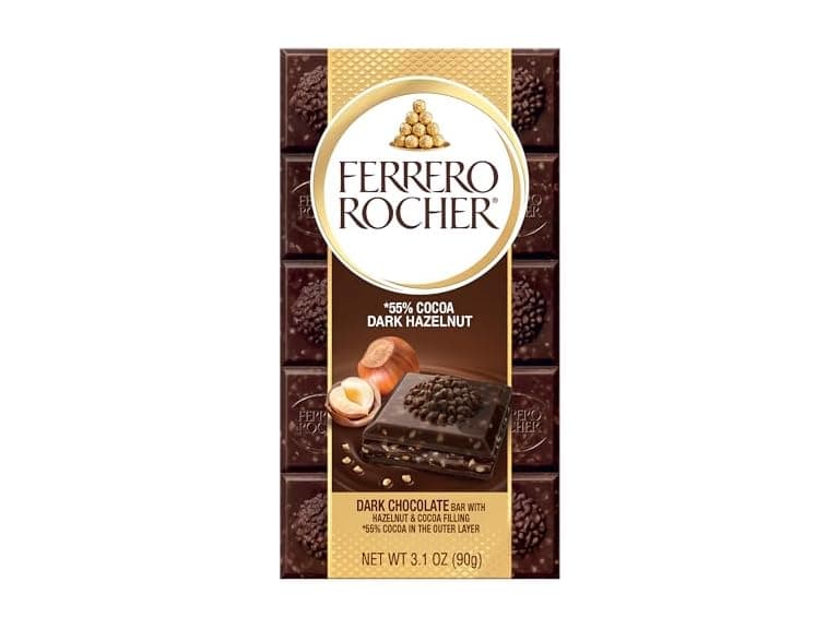1CT Ferrero Rocher Premium Chocolate Bar, Dark - Image 1