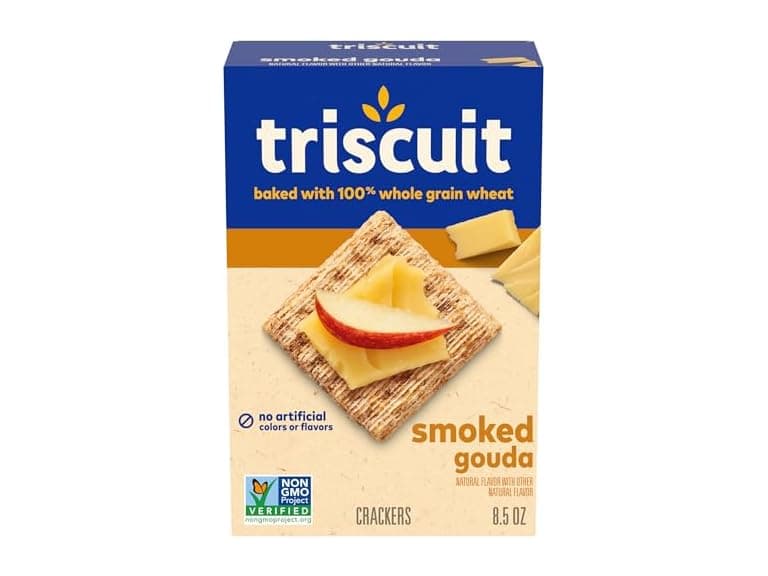 Triscuit Smoked Gouda Whole Grain Wheat Crackers - Image 1