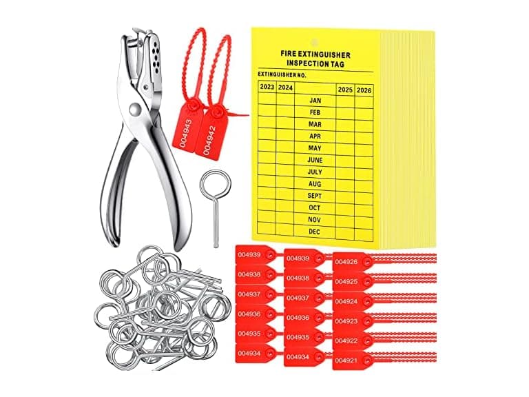 76 Pcs Monthly Fire Inspection Set - Image 1