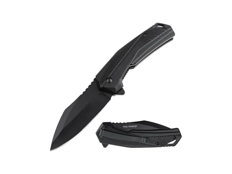 Tac-Force Folding Knife 8.3" Black - Image 1