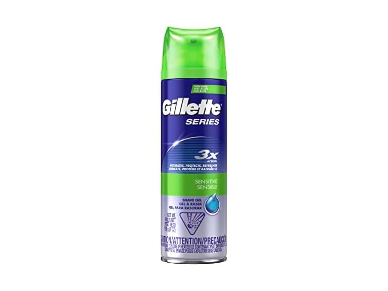 Gillette Shaving Gel Sensitive Skin 7 Oz - Image 1
