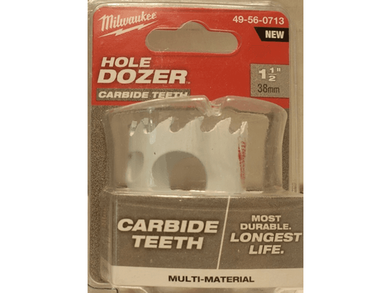 Milwaukee 49-56-0713 1-1/2 in. Hole Dozer Carbide Hole Saw