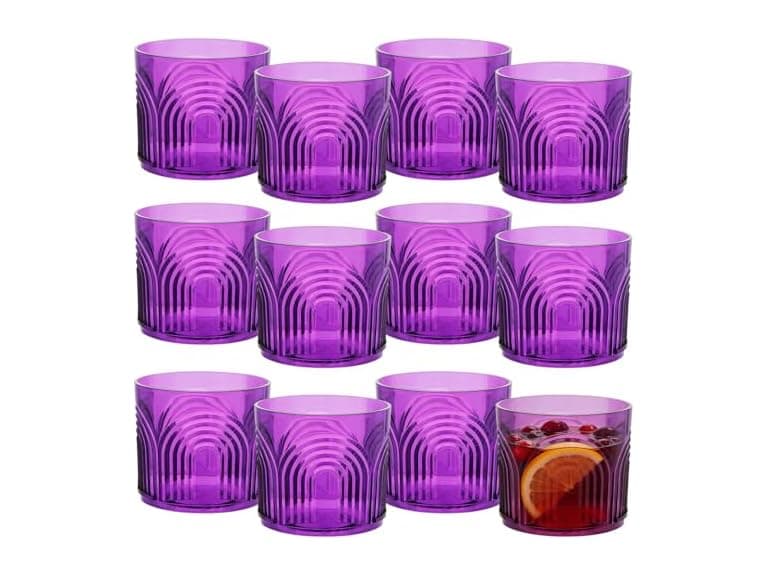 16oz Purple Reusable Cups 12ct - Image 1