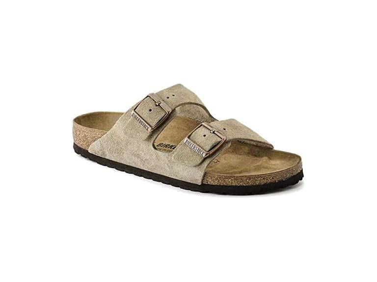 Birkenstock Birkenstock Men's Taupe Arizona Suede 4 - Image 1
