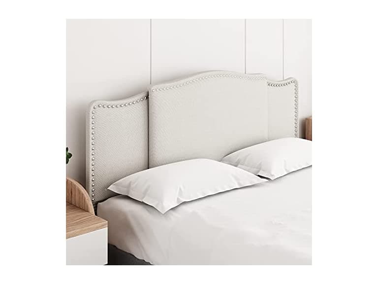 Velvet Upholstered Headboard With - Image 1