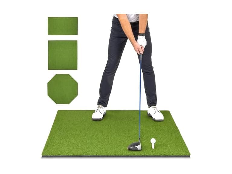 GoSports Golf Hitting Mat - 5 x 4 ft - Image 1