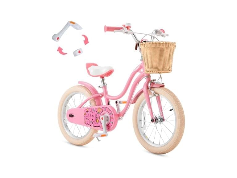 RoyalBaby Girls Bike EZ Kids Bike, 18 Inch - Image 1