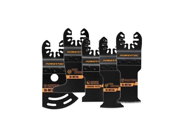 POWERTEC Oscillating Tool Blade Set 5pc - Image 1
