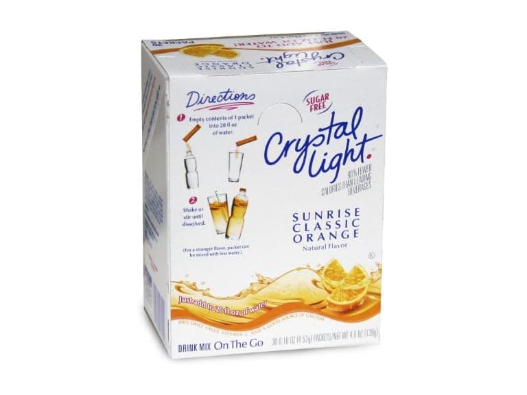 30CT Crystal Light On The Go Sticks - Sunrise Classic Orange - Image 1