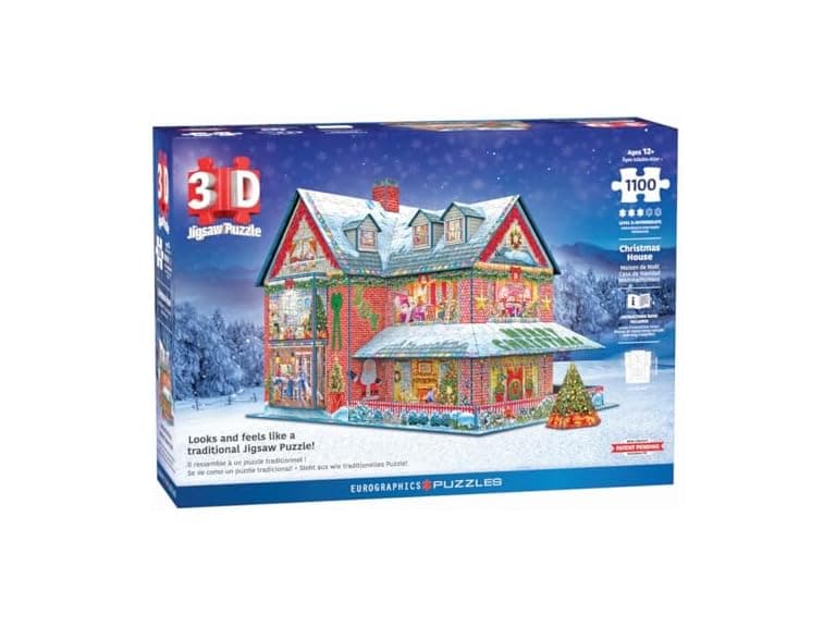 3D Puzzle - Christmas House - Image 1