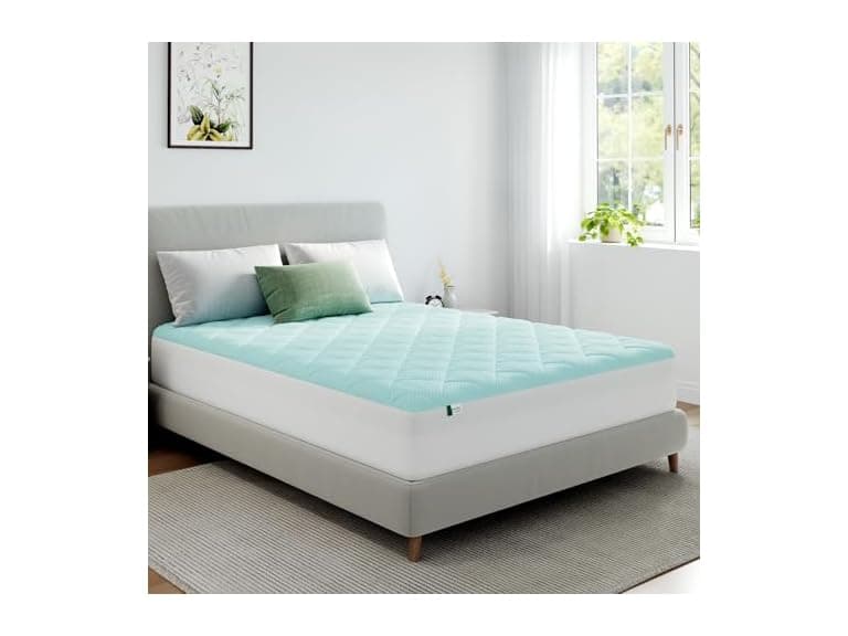 Novilla Cooling King Mattress Topper - Image 1