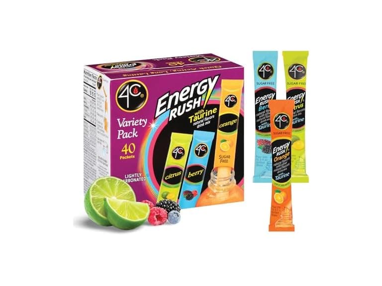 4C Energy Rush Stix, Variety 1 Pack, 40 count - Image 1