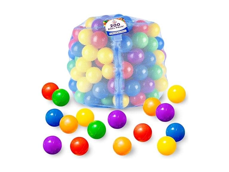 200 Premium Crush-Resistant Play Balls - Image 1