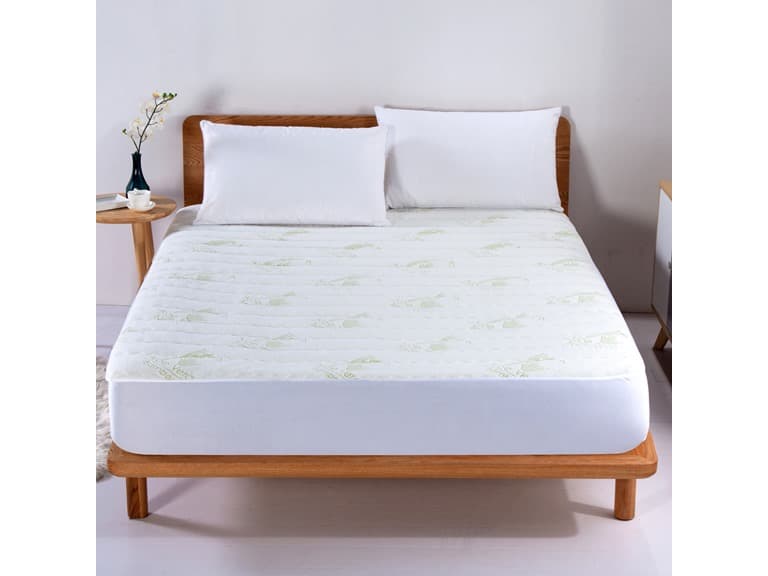 Aloe Vera Rayon From Bamboo Mattress Pad - Image 1