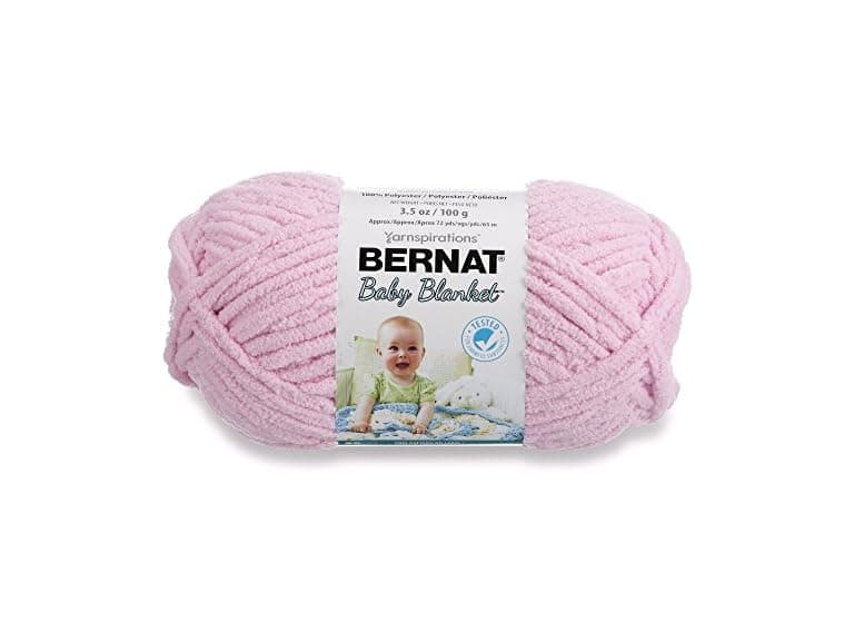 Bernat Baby Blanket Yarn, 3.5oz, Super Bulky Pink - Image 1