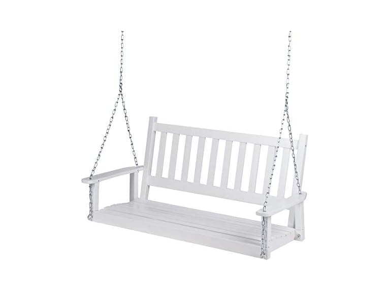 Shine Company 4216 Maine 54" Wood Porch Swing - Image 1