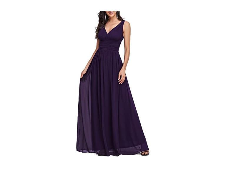 Ever-Pretty Women (8) Bridesmaid Dress Purple - Image 1