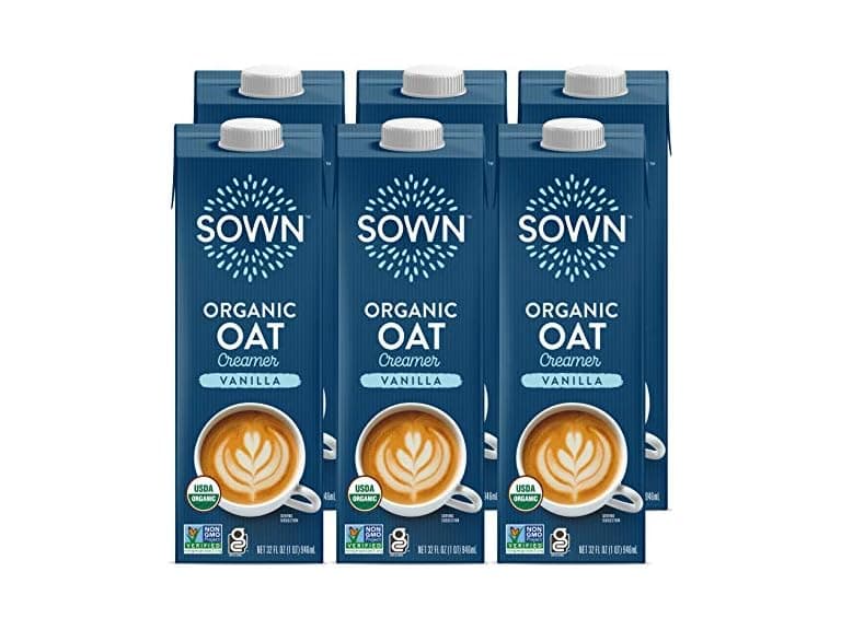 6pk SOWN Organic Oat Creamer Vanilla - Barista - Image 1