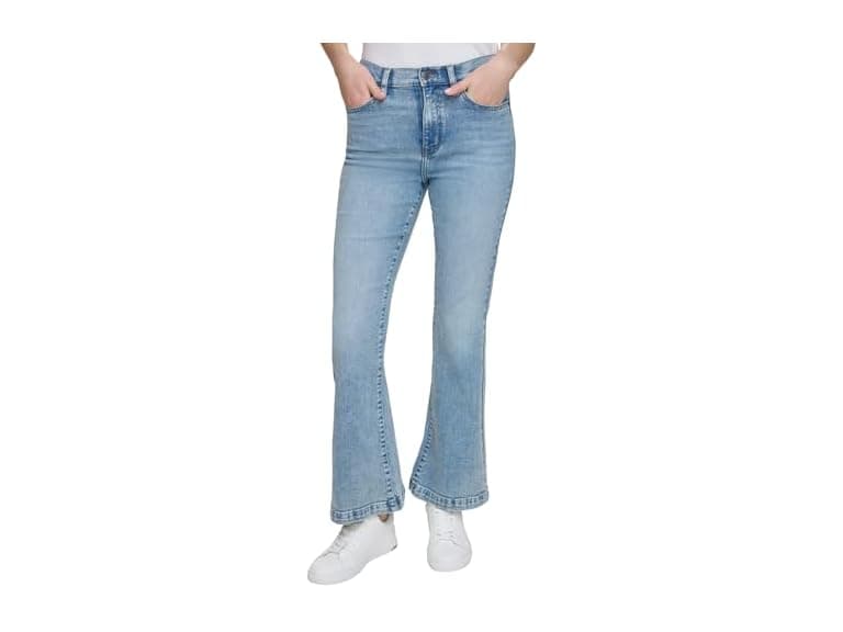 Dkny Women High Rise Flare Leg Jeans - Image 1