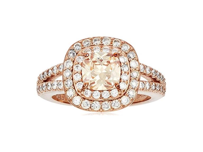 Amazon Essentials Women Rose 18K Gold Plated Ring - Image 1