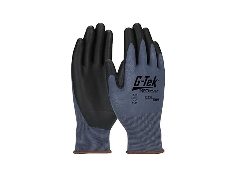 G-Tek Seamless Knit Nylon Gloves, NeoFoam Coated, 12 Pairs - Image 1