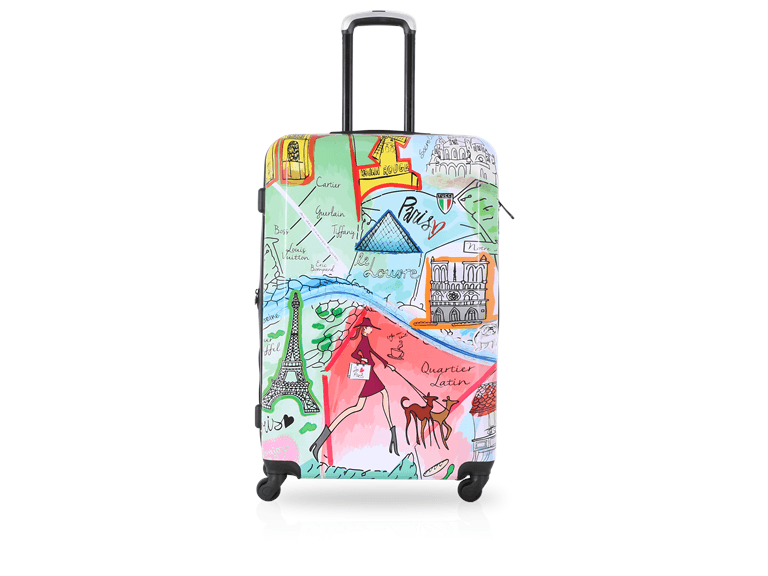 TUCCI Italy J'Aime Paris 20" Suitcase - Image 1