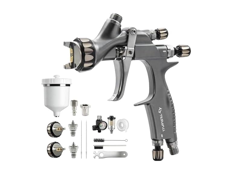 TILSWALL Pinto GT HVLP Spray Gun Kit Gray - Image 1