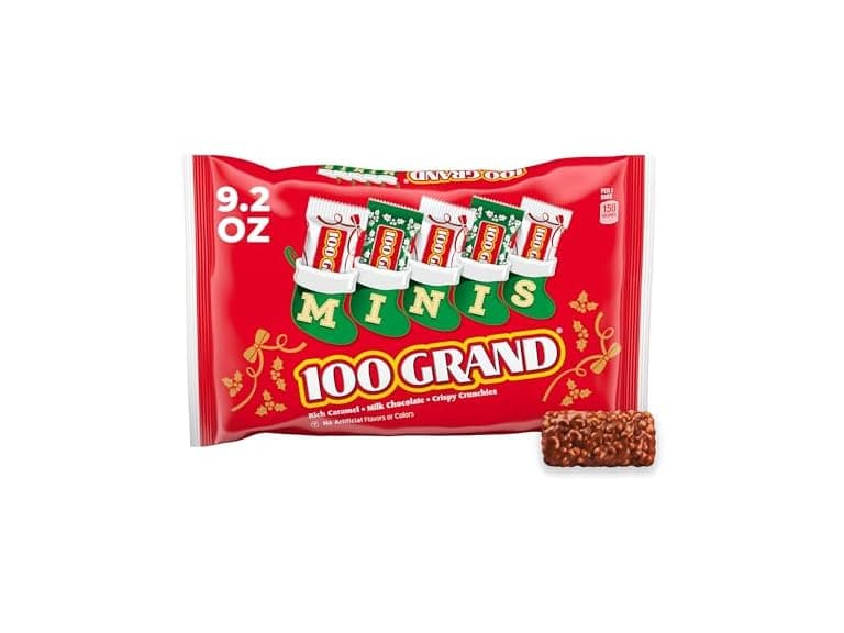 100 Grand Minis Milk Choc Caramel Bars 9 - Image 1