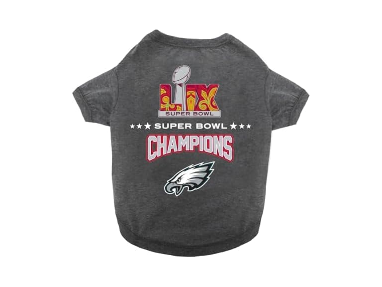 Pets First NFL Champion Dog T-Shirt, Medium,  - Image 1