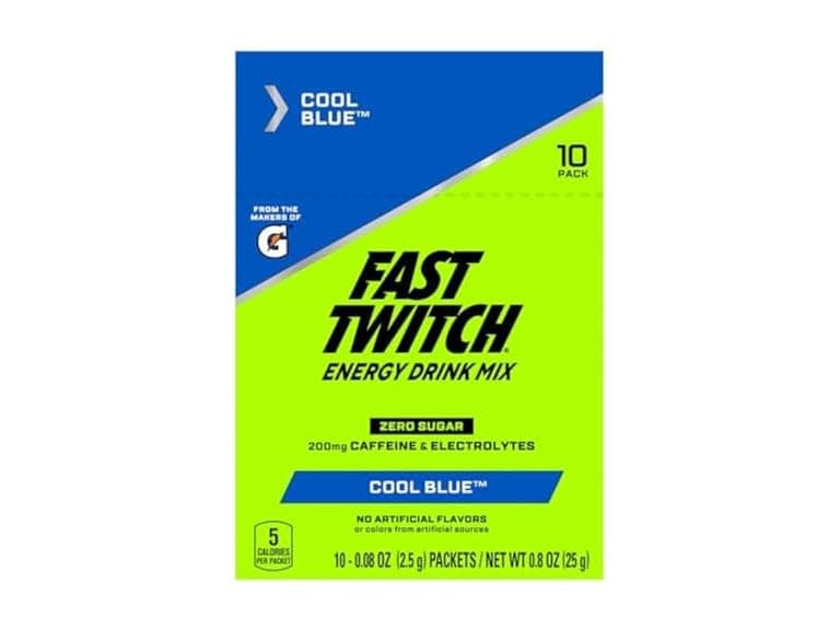 10PK Gatorade, Fast Twitch Energy Drink Mix Cool Blue - Image 1