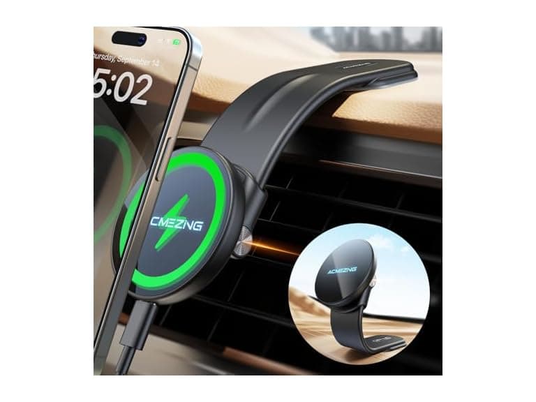 ACMEZING 15W Magsafe Car Mount Charger
