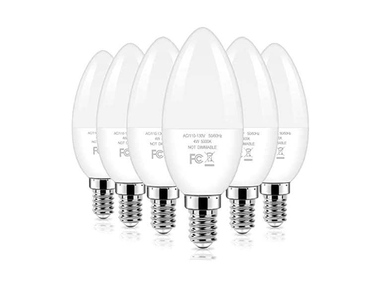 Candelabra 40W Equivalent LED Light Bulbs - Image 1