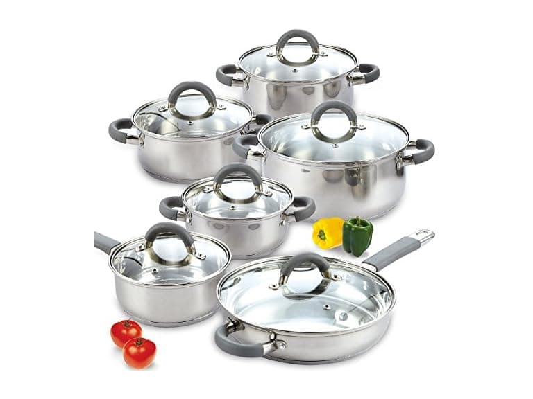 Cook N Home Stainless Steel Cookware Sets - Image 1