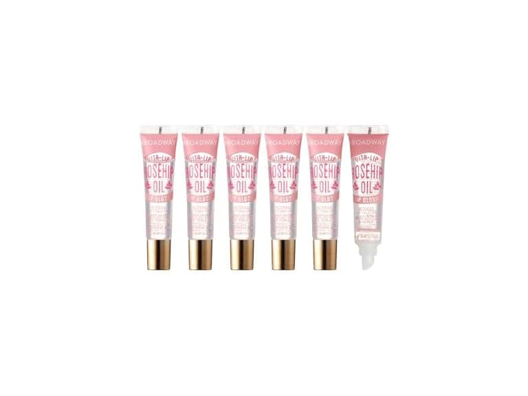 Ruby Kisses Vita-Lip Clear Gloss Rosehip Oil 6pk - Image 1