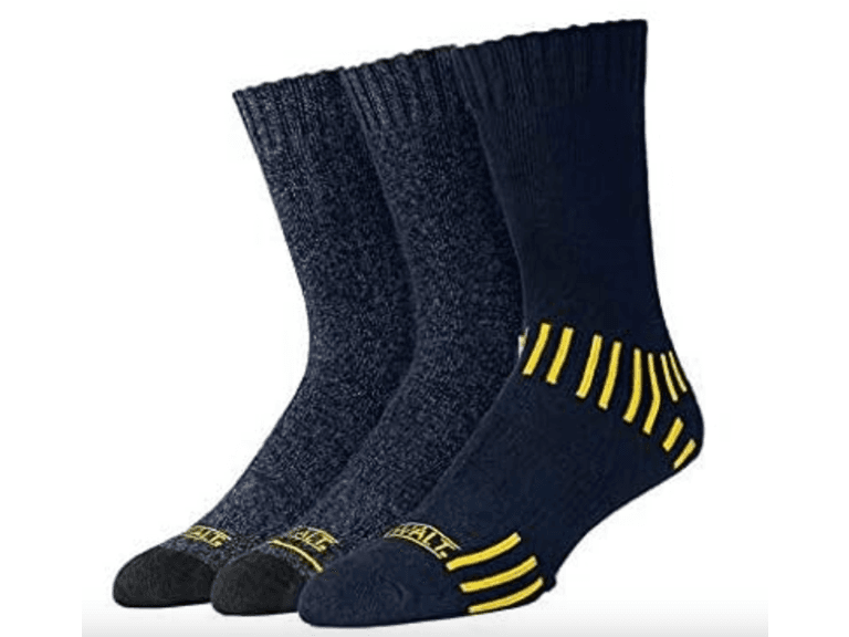 DeWALT Mens Everyday Socks Navy 3 Pairs - Image 1
