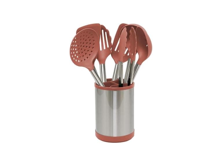 Glad Kitchen Utensils Set, 8pc Rust - Image 1