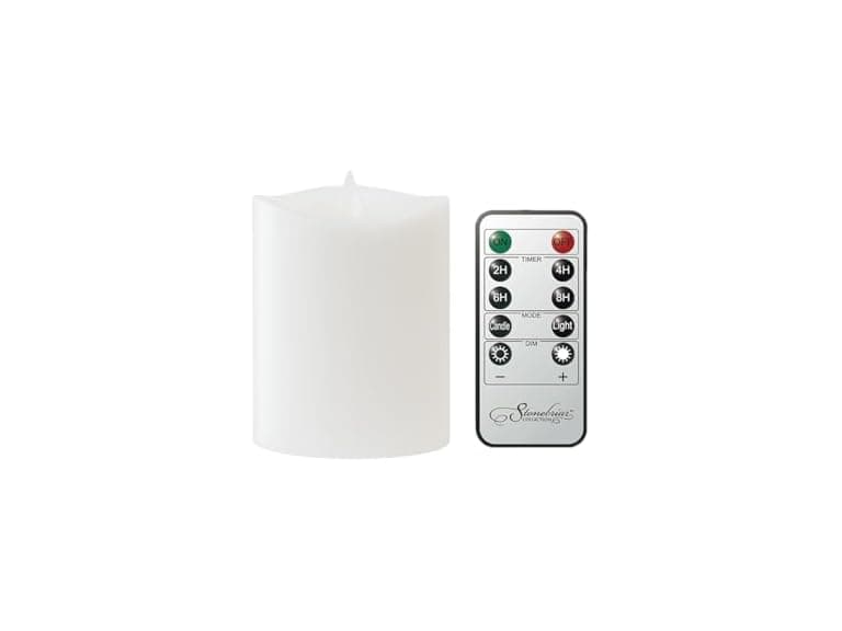 Stonebriar 3x4 Flameless LED Pillar Candles (6-count) - Image 1