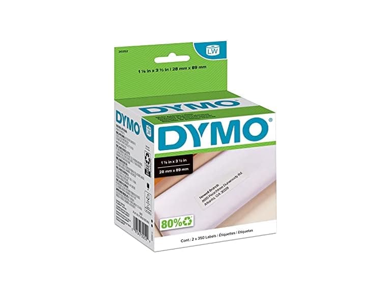 DYMO Authentic LW White Mailing Address Labels, For La - Image 1