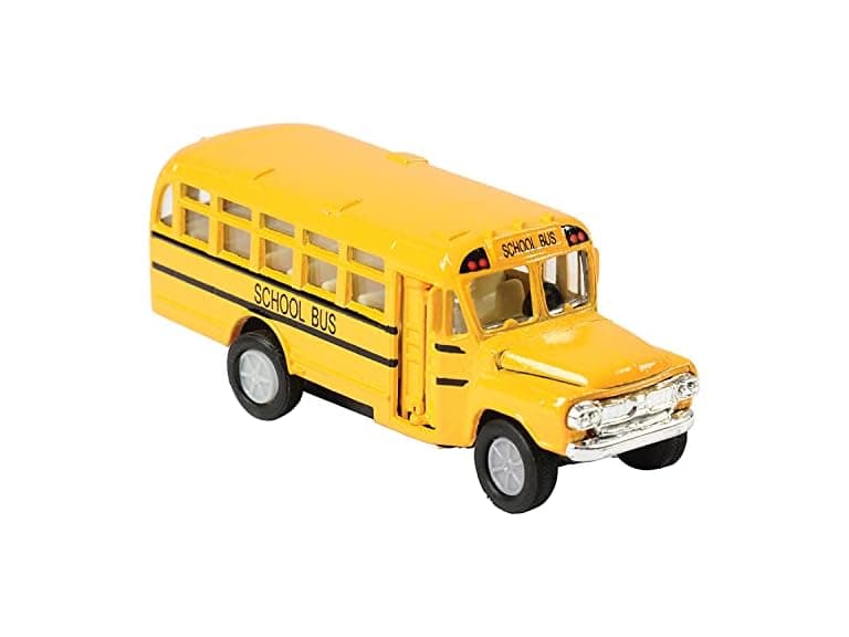 US Toy Die Cast Metal Toy School Bus, 5" - Image 1