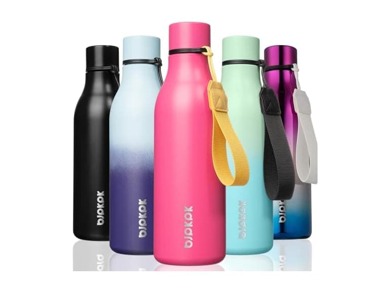BJPKPK Insulated Water Bottle 18oz Pink - Image 1