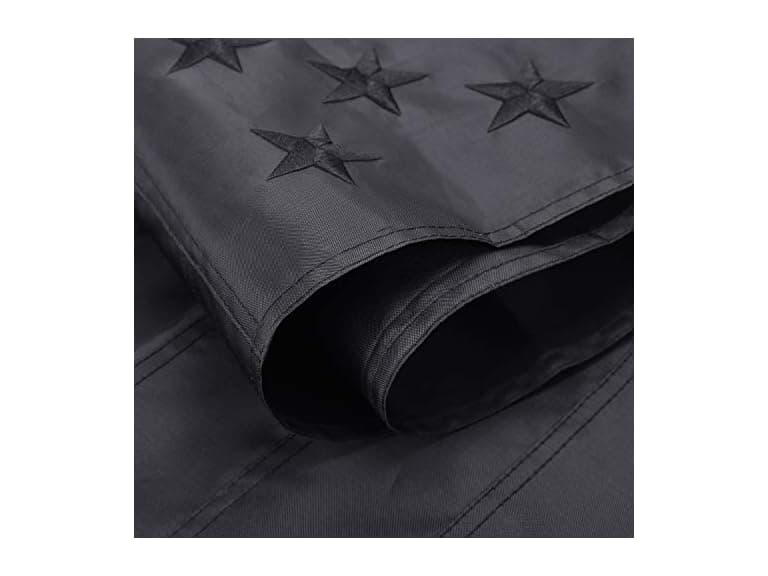 Black American Flag 3x5ft 3-Pack Nylon - Image 1
