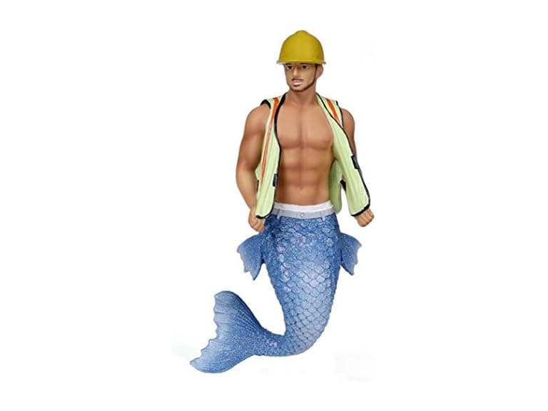December Diamonds Hard Hat Merman Ornament - Image 1