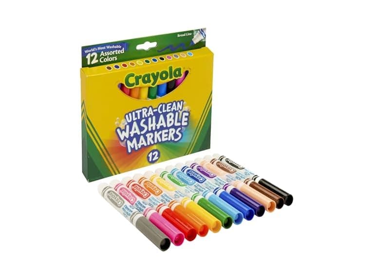 Crayola Broad Line Markers (12 Count) - Image 1