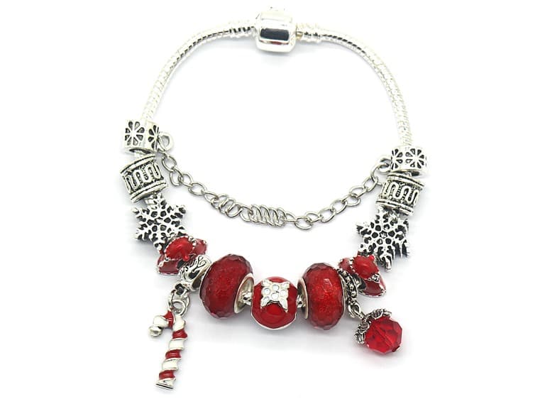Murano Crystal Christmas Bracelet - Image 1