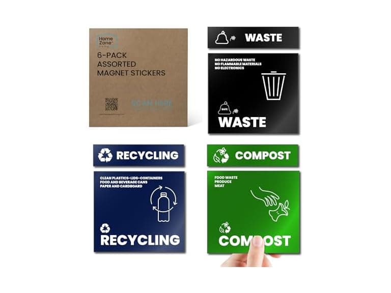 Home Zone Living VA42234A Assorted Magnetic Sticker Set - Image 1