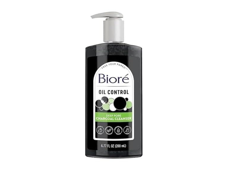 Biore Deep Pore Charcoal Cleanser 6.77oz - Image 1