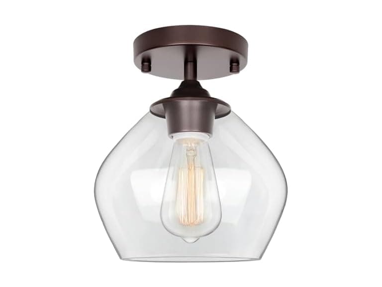 BesLowe Modern Semi Flush Mount Ceiling Light