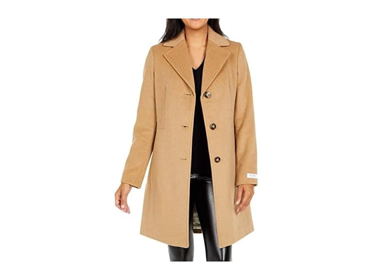 Calvin Klein Classic Single Breasted Coat - Image 1